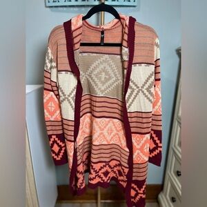 Full Tilt Hooded Cardigan Women’s Size Large.